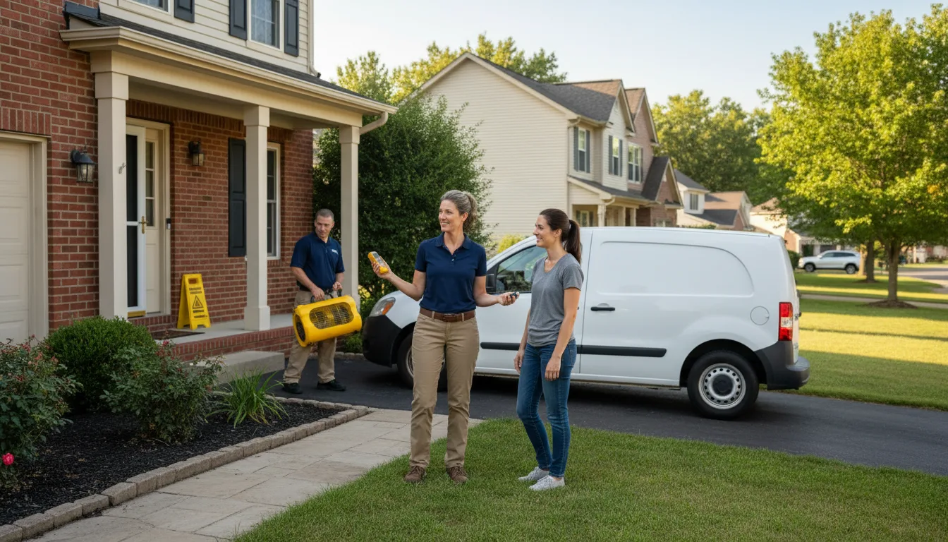 Residential water damage restoration in Nolensville, TN
